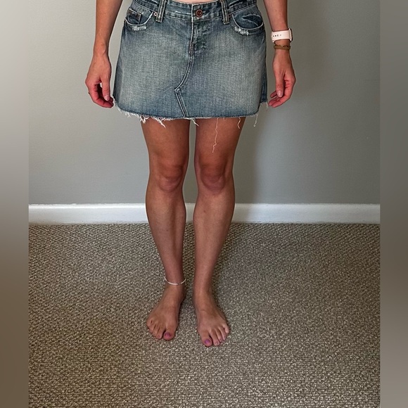American Eagle Denim mini skirt #a - Picture 1 of 4